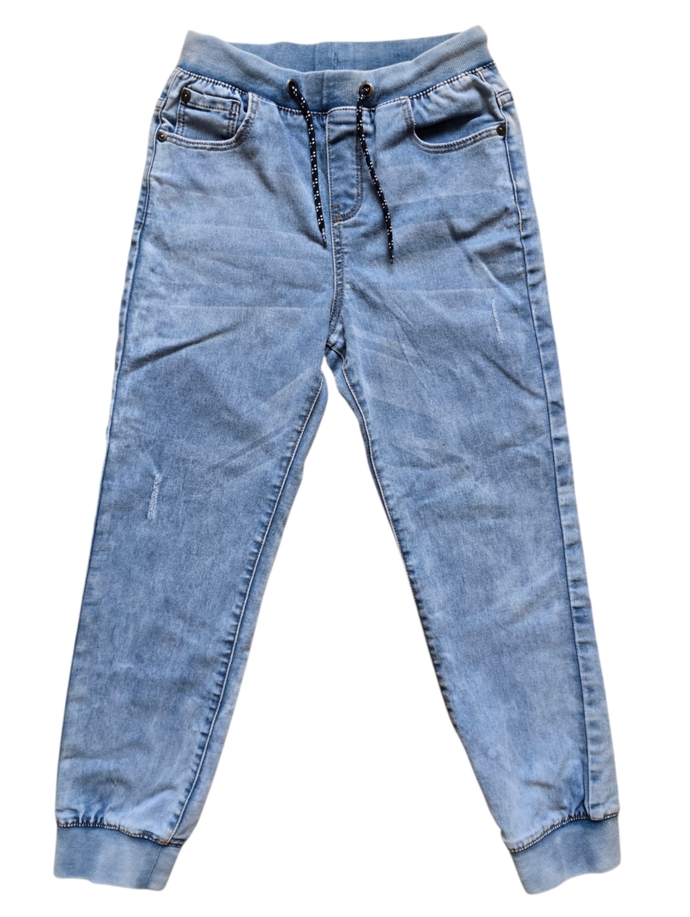 Acoola Boys Denim Joggers – Super Soft Acid Wash – Size 146 (10Y)
